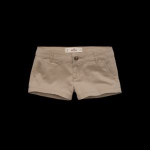 Khaki Hollister Shorts